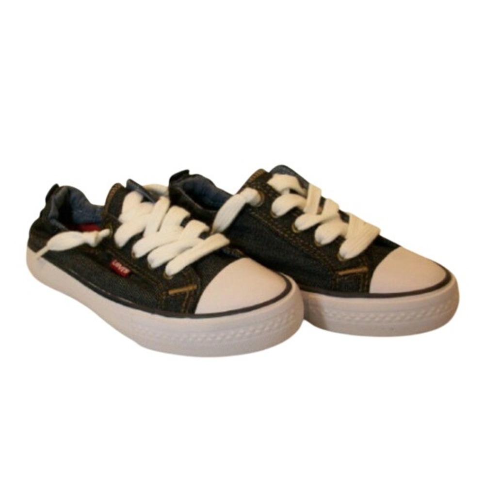 Levis‎ Kids Girls Stan G Blue Denim Sneakers shoes size 13